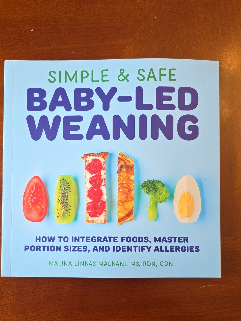 Baby-Led Weaning Book - Light Blue Cover